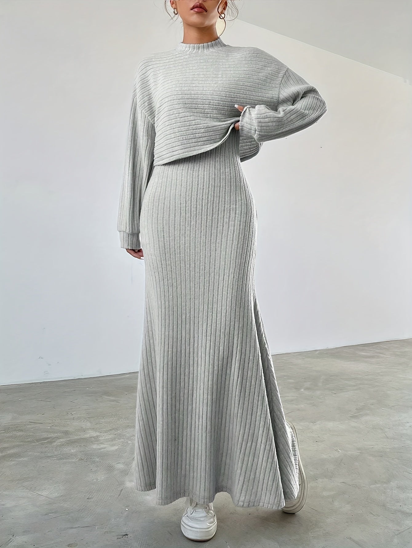 Ava™ | Casual Dress for Women + Free Sweater