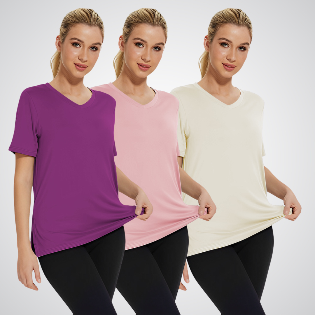 Ava™ - Casual Loose Fit Tee (Pack of 3)