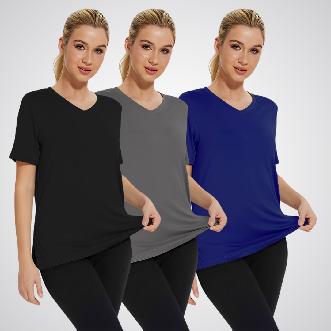 Ava™ - Casual Loose Fit Tee (Pack of 3)