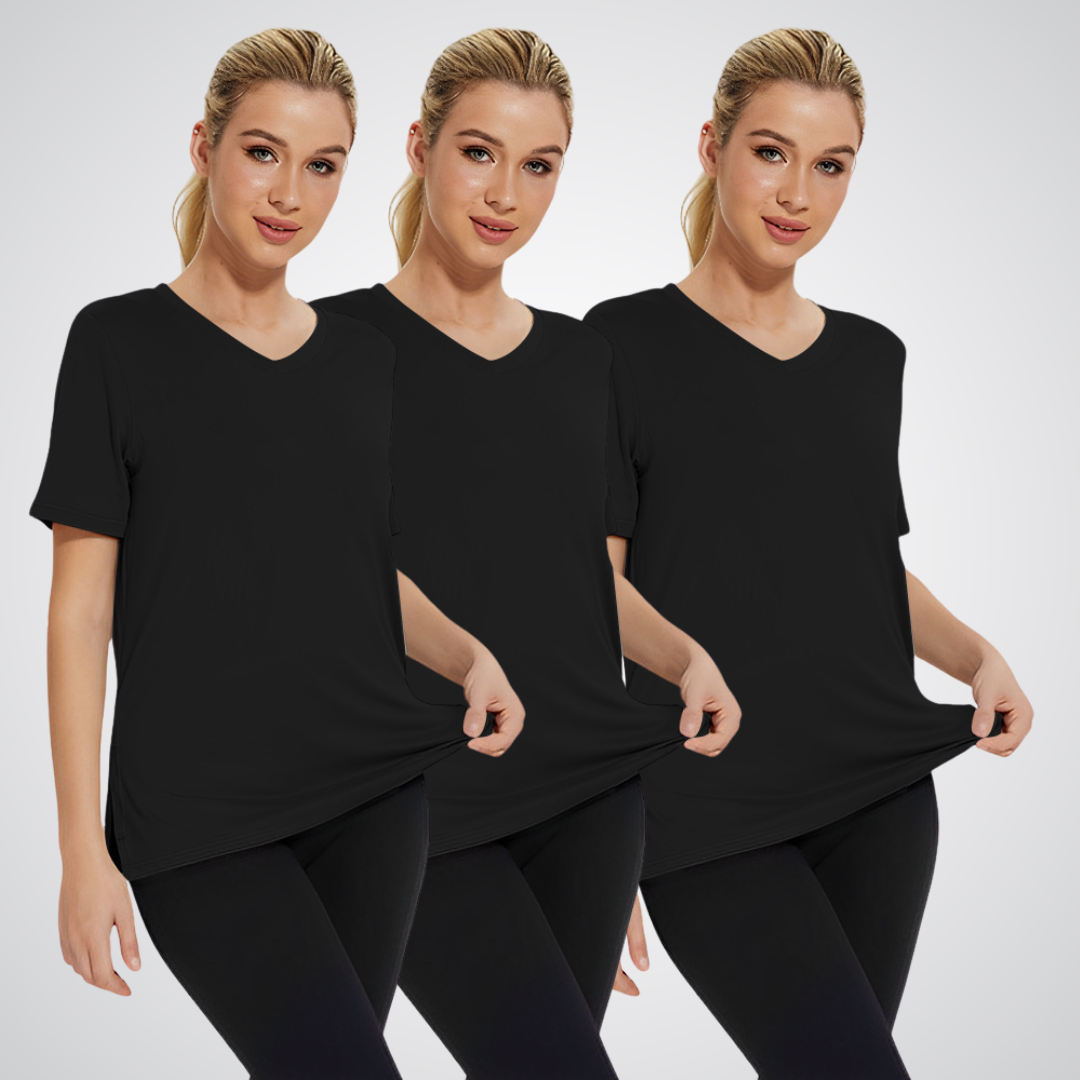 Ava™ - Casual Loose Fit Tee (Pack of 3)