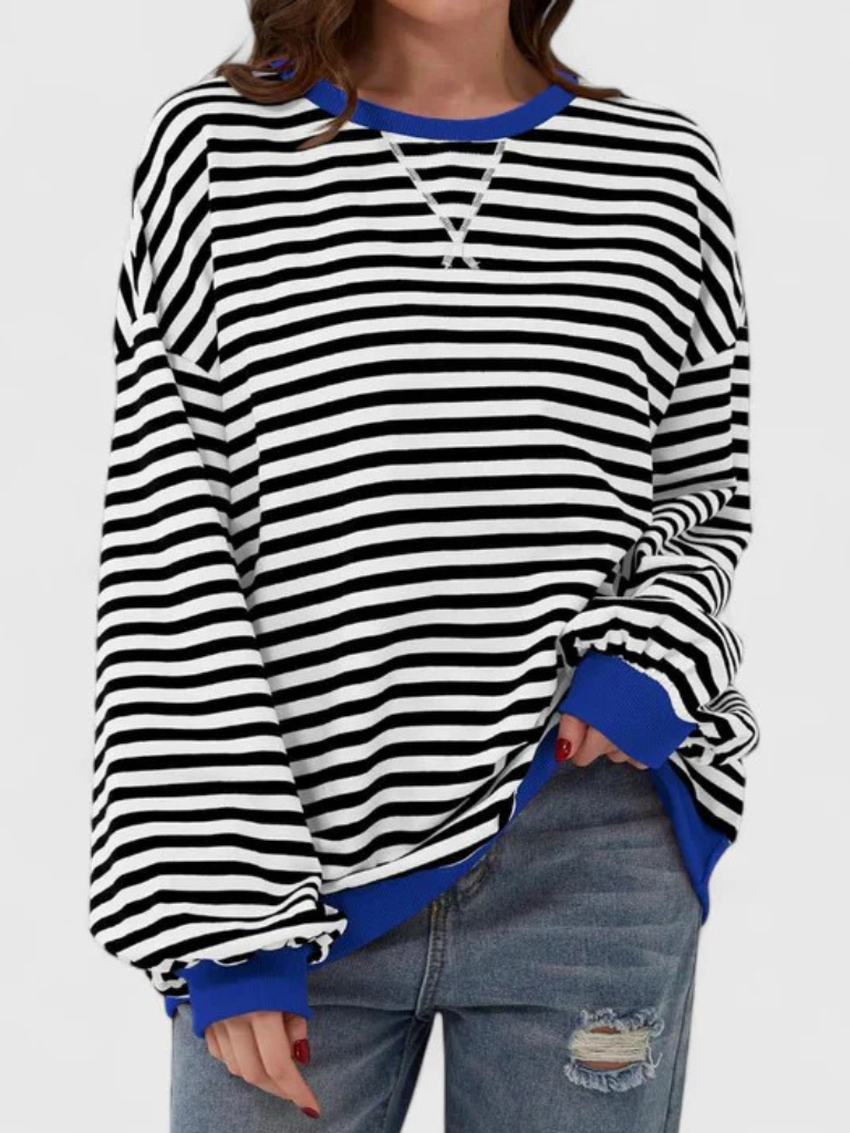 Ava™ Cozy Stripe Sweater