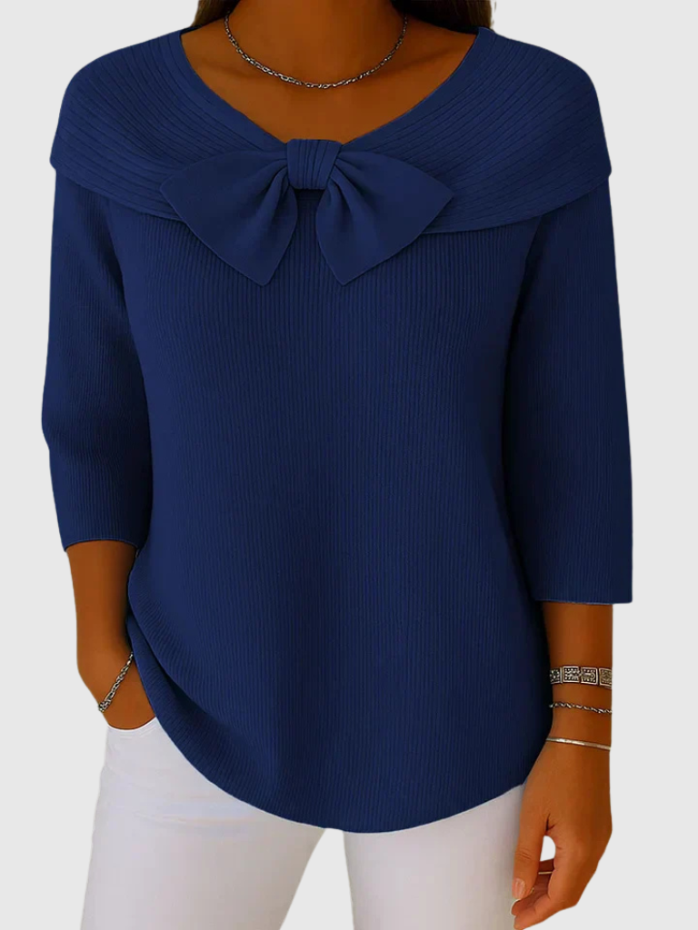 Ava™ Knitted Bow Top