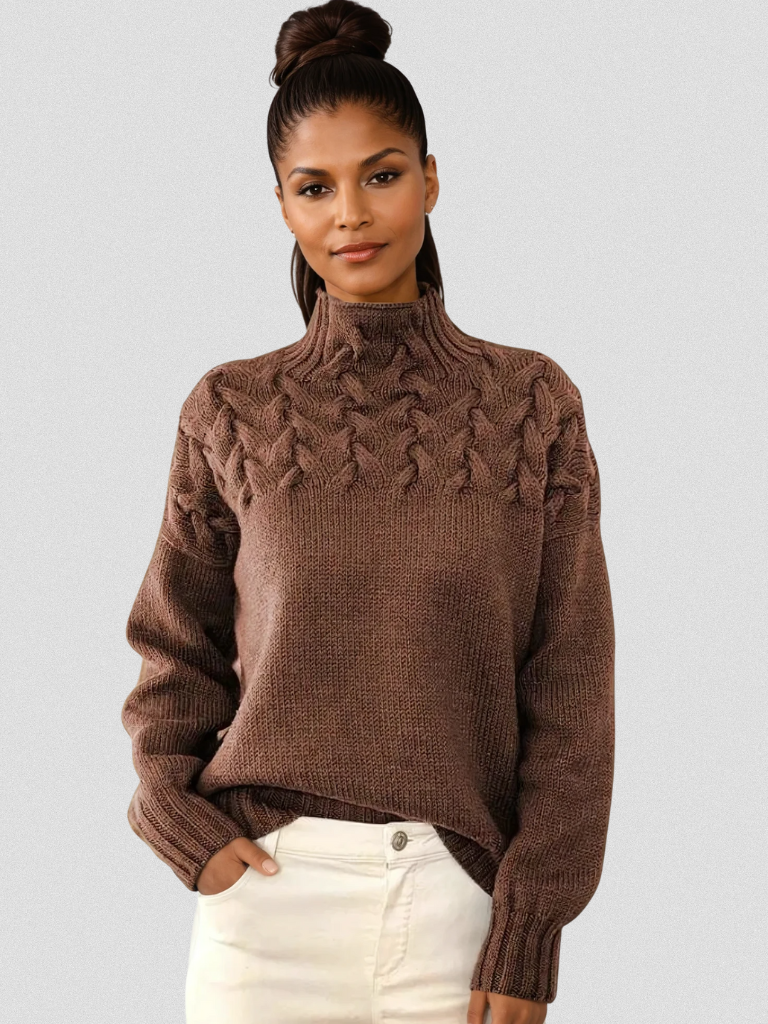 Ava™ Roll Neck Sweater