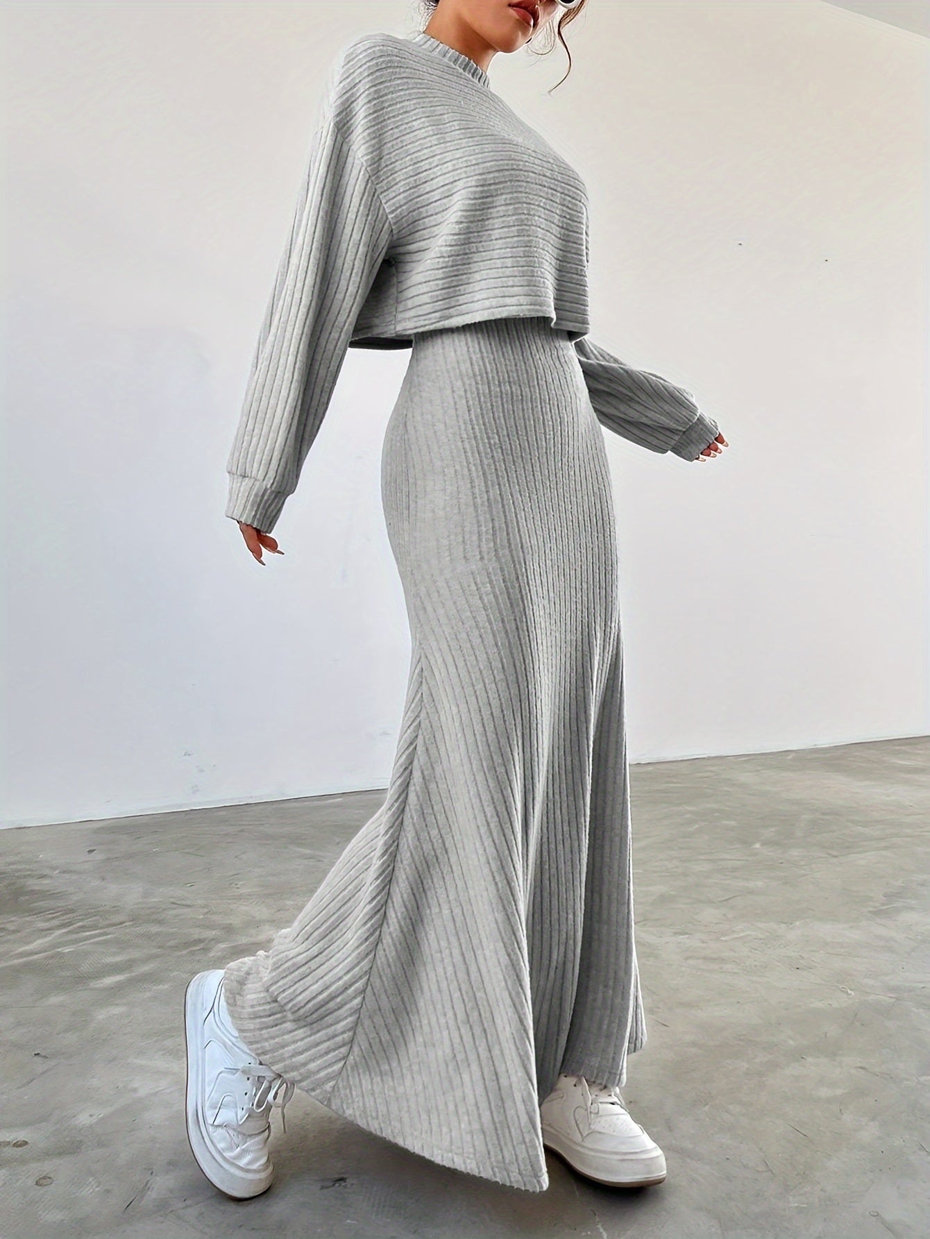 Ava™ | Casual Dress for Women + Free Sweater