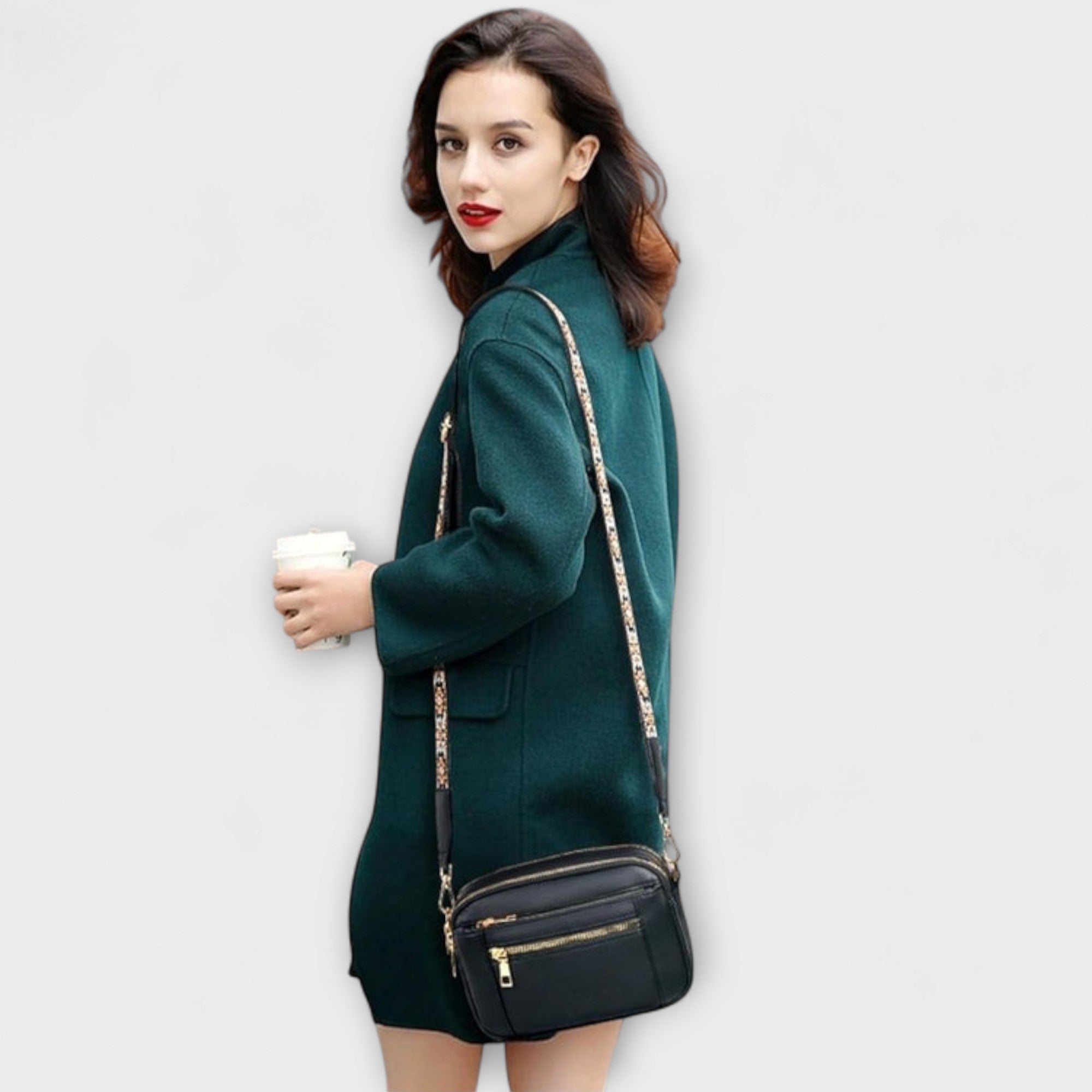 Ava™ - Elegant Leather Crossbody Bag