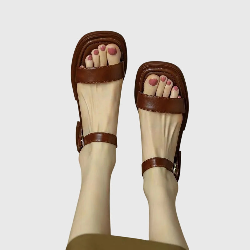 Ava™ | Orthopedic Leather Sandals