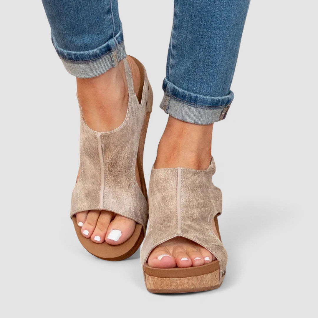 Ava™ | Faux Leather Heeled Shoes