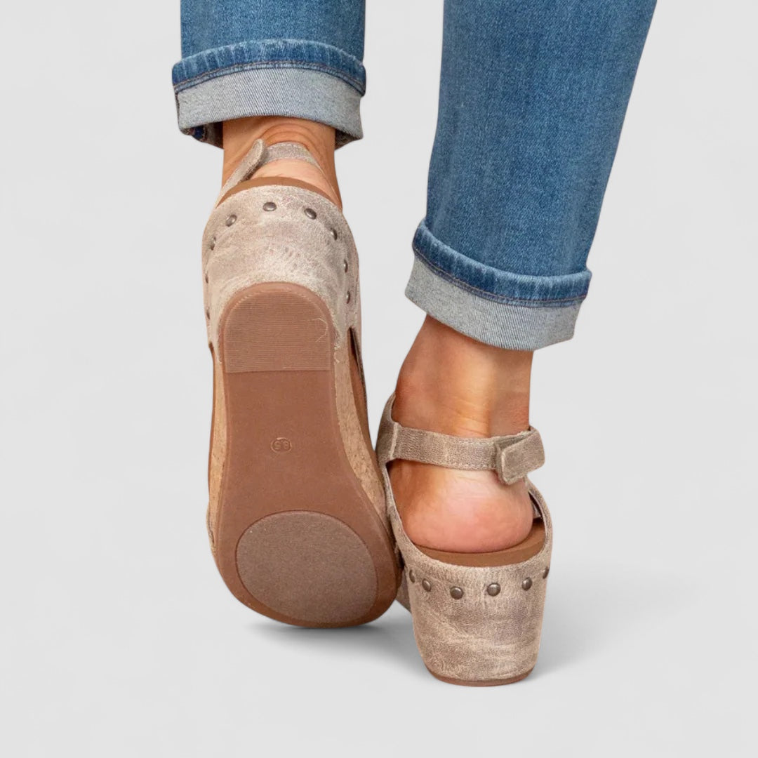 Ava™ | Faux Leather Heeled Shoes