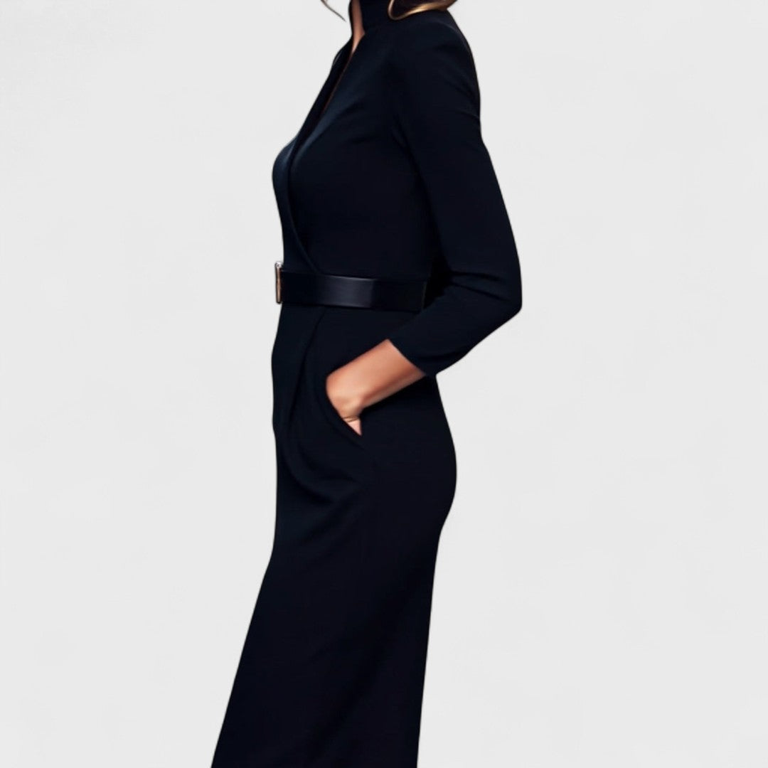 Ava™ - Elegant dress with belt