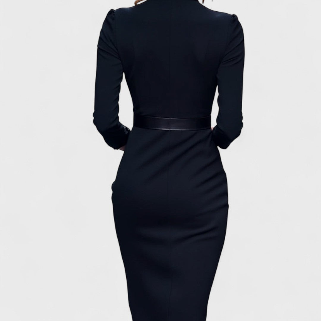 Ava™ - Elegant dress with belt