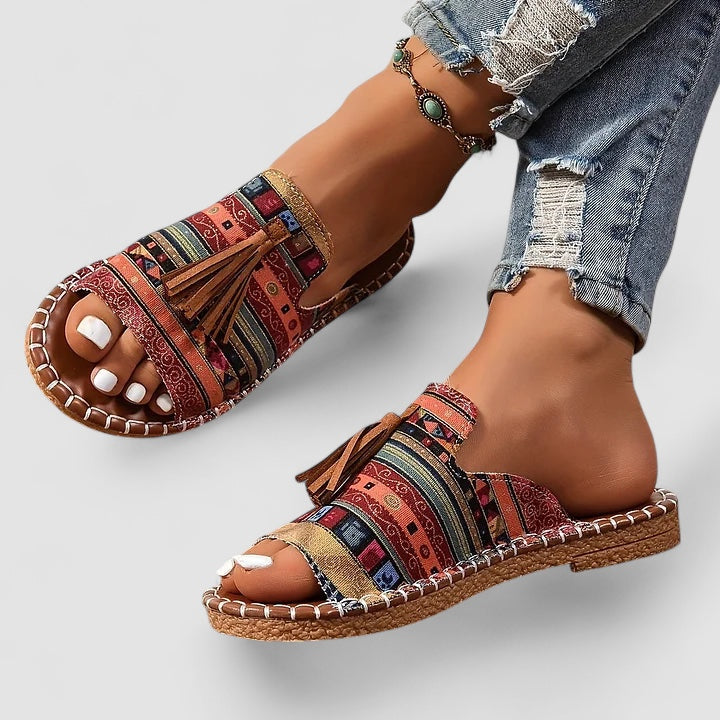 Ava™ | Leena - Comfortable Orthopedic Sandals with Platform