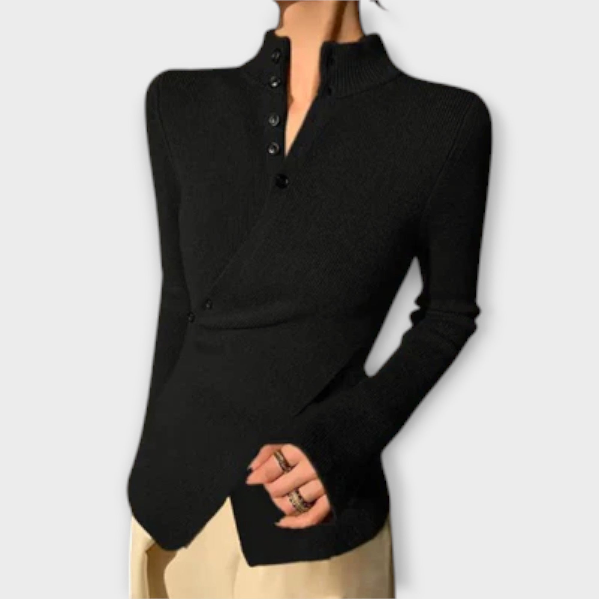 Ava™ – Elegant Cotton Sweater