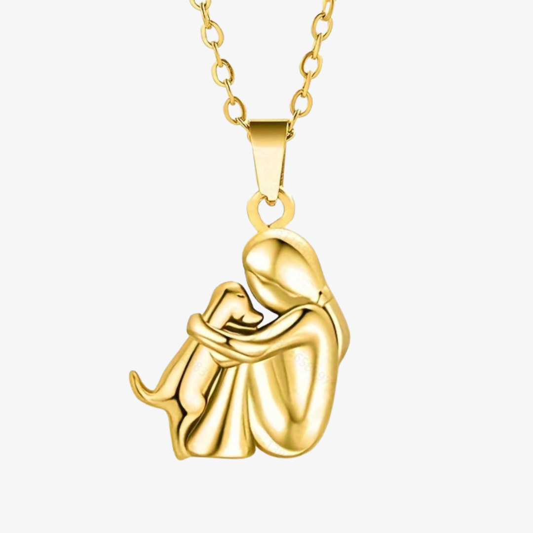 Ava™ - Dog-Shaped Pendant Necklace