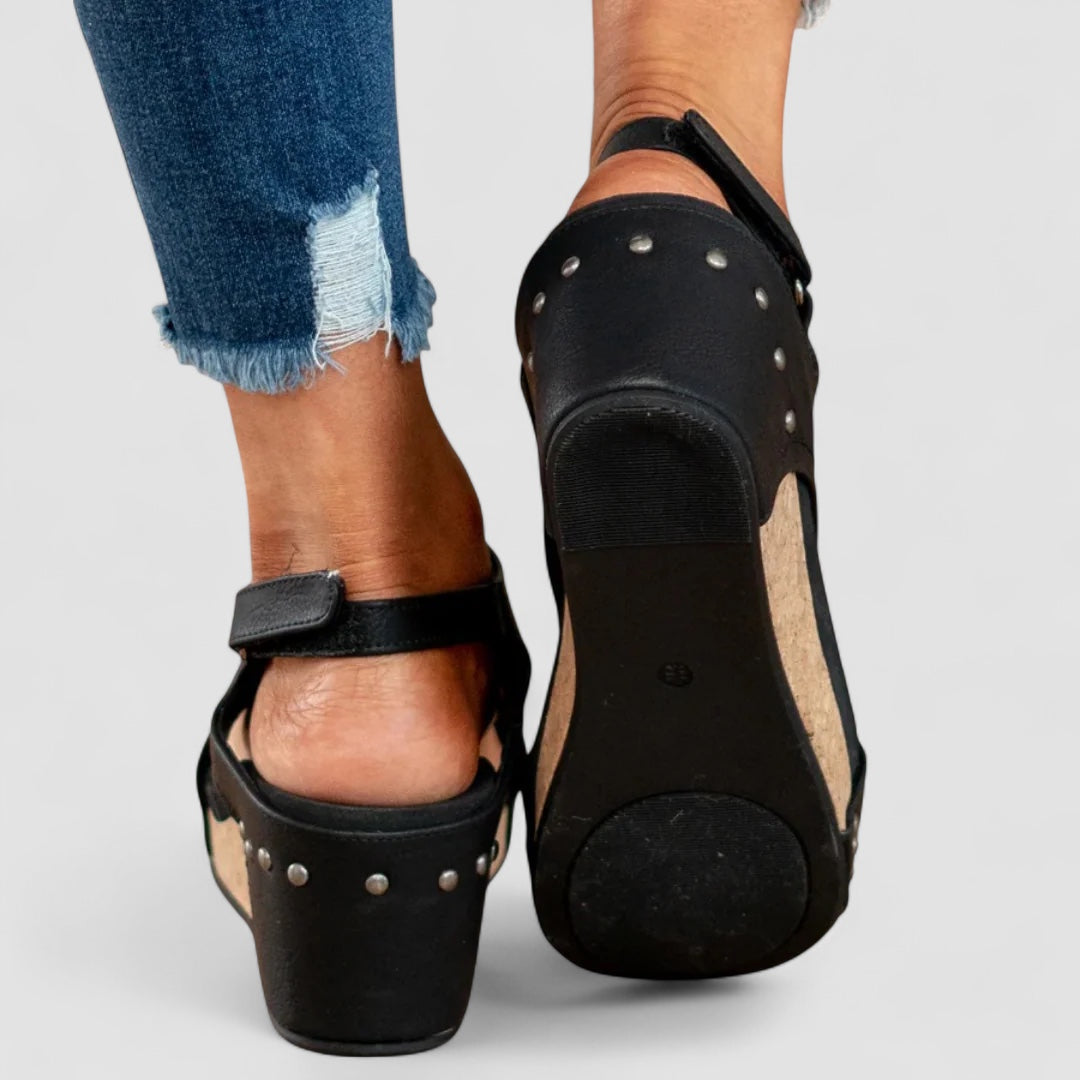 Ava™ | Faux Leather Heeled Shoes