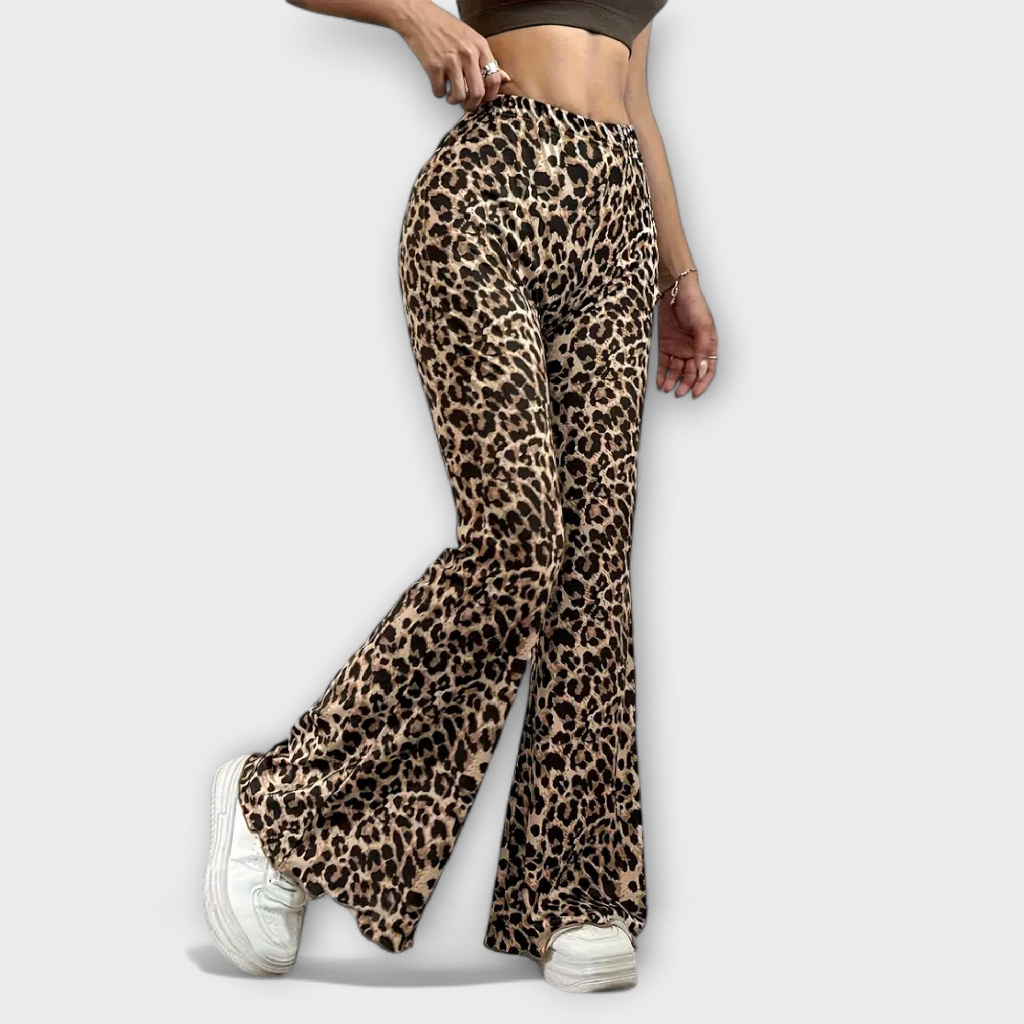 Ava™ Bootcut Leopard Pants