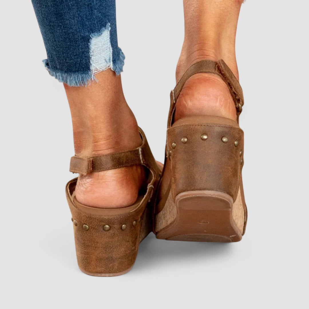 Ava™ | Faux Leather Heeled Shoes