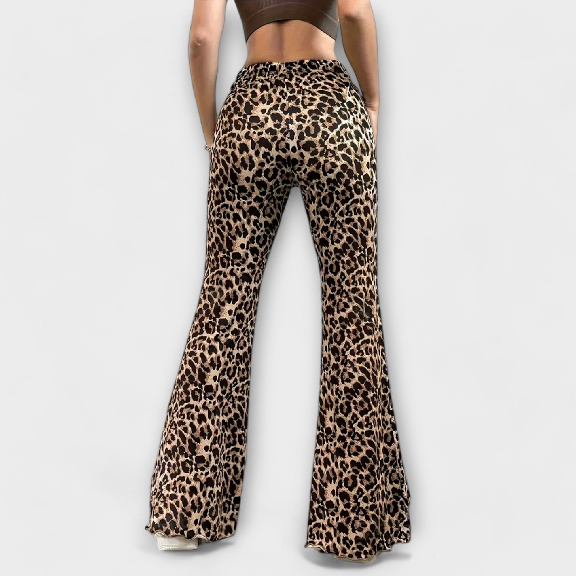 Ava™ Bootcut Leopard Pants