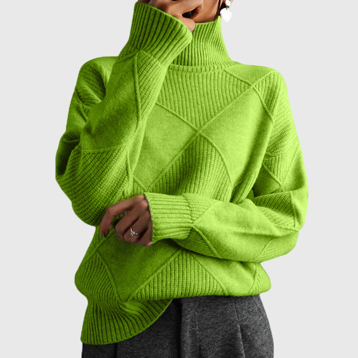 Ava™ - Comfortabele Turtleneck Sweater