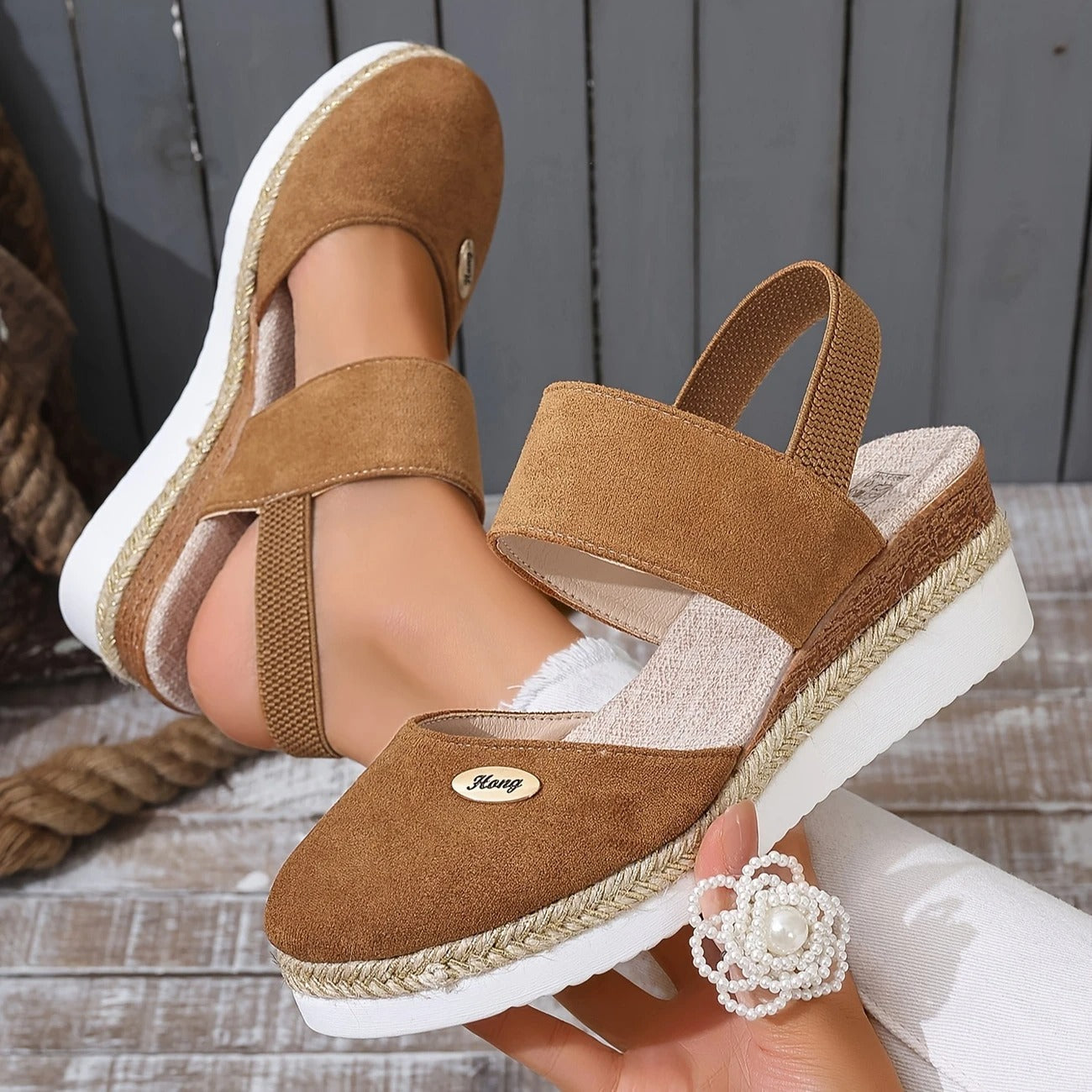 Ava™ | Antonia - Orthopedic Sandals with Platform, Ventilated and Comfortable