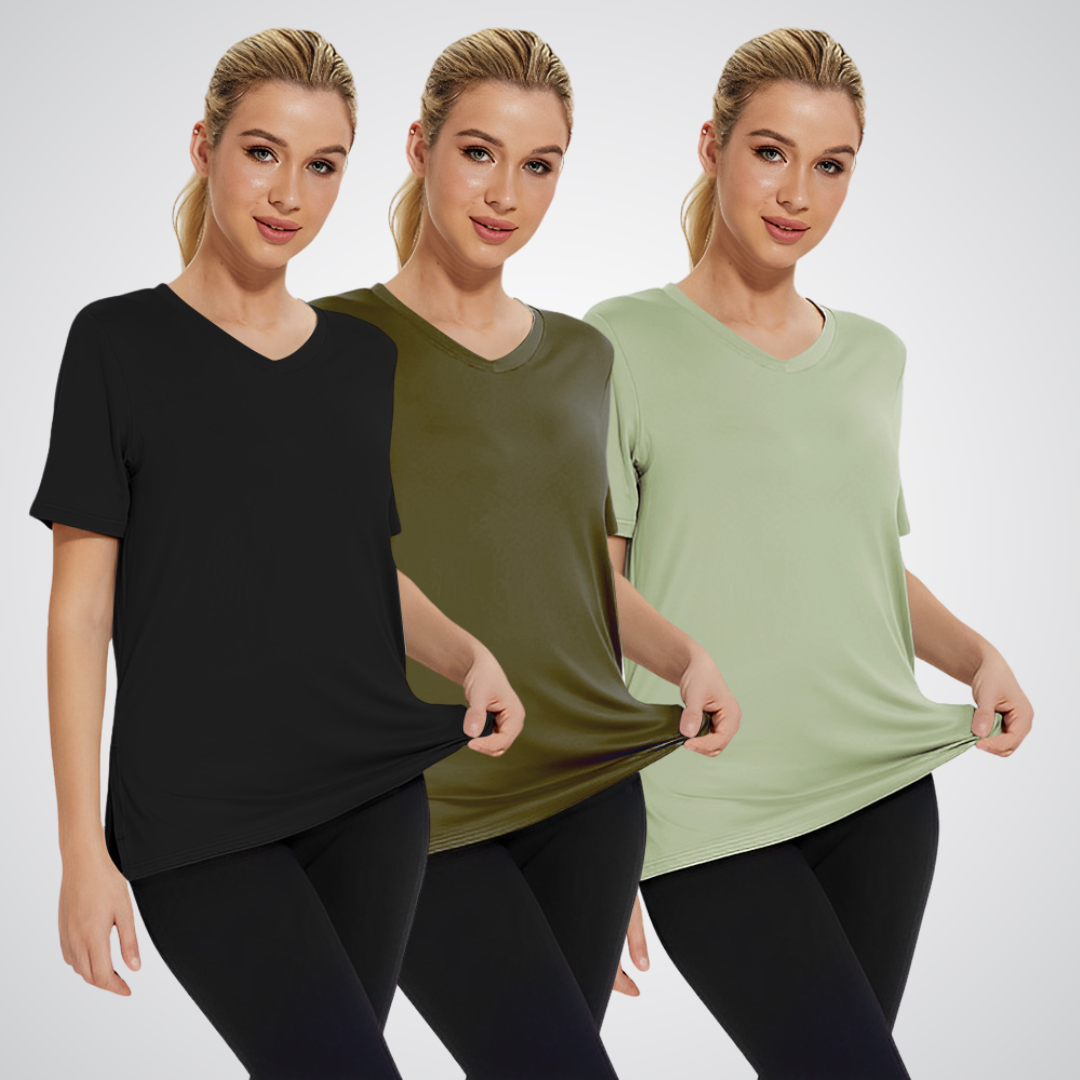 Ava™ - Casual Loose Fit Tee (Pack of 3)