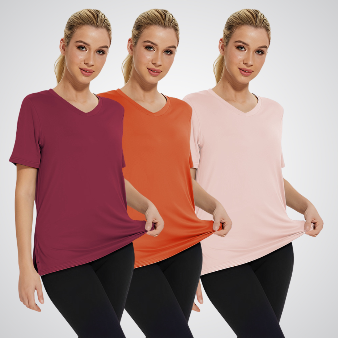 Ava™ - Casual Loose Fit Tee (Pack of 3)