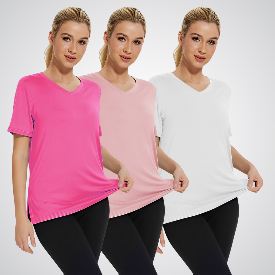 Ava™ - Casual Loose Fit Tee (Pack of 3)