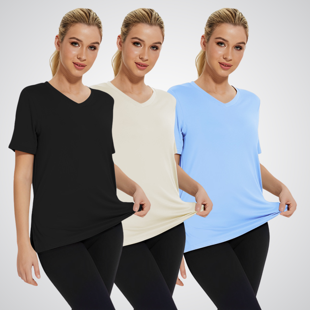 Ava™ - Casual Loose Fit Tee (Pack of 3)