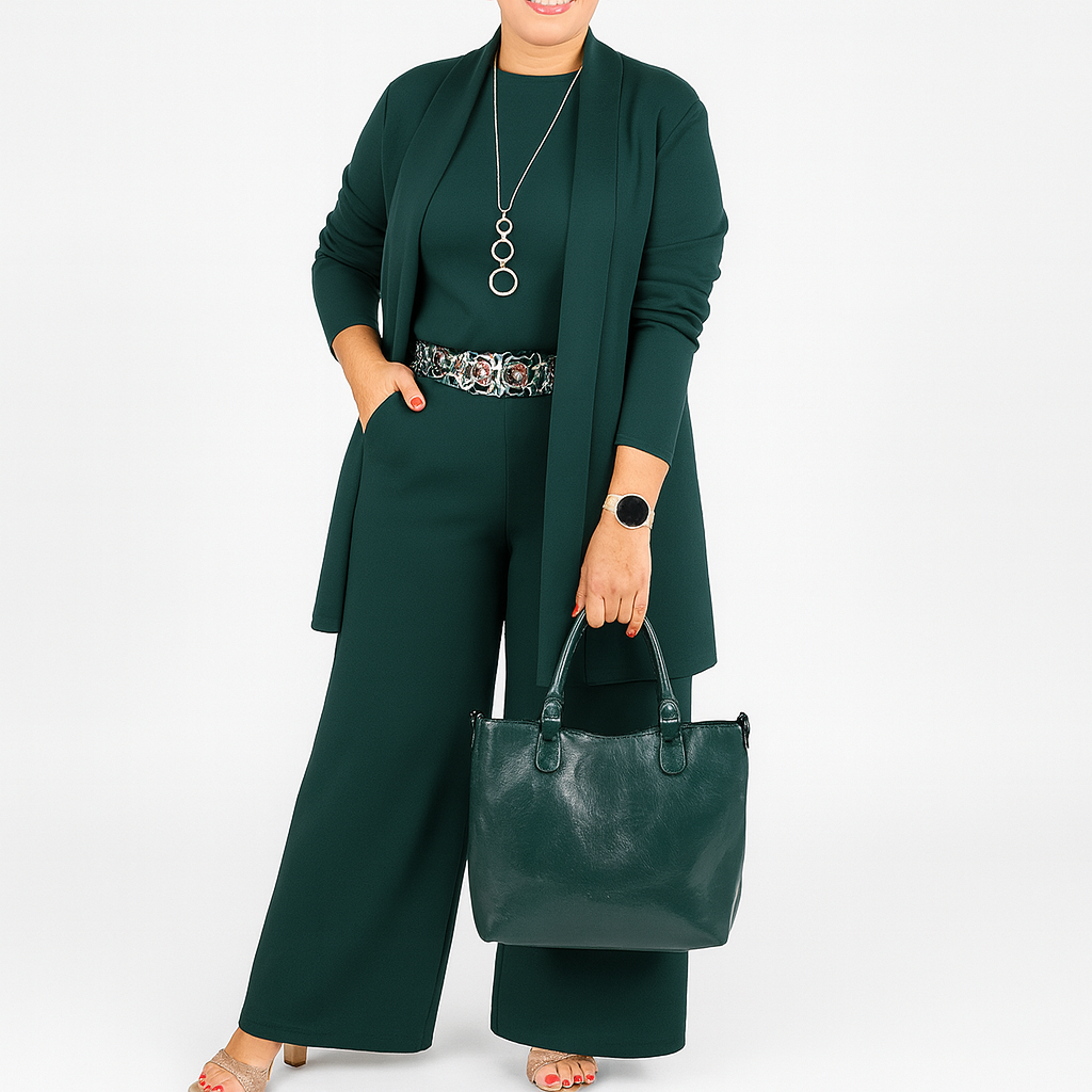 Ava™ - Elegant set with thin cardigan