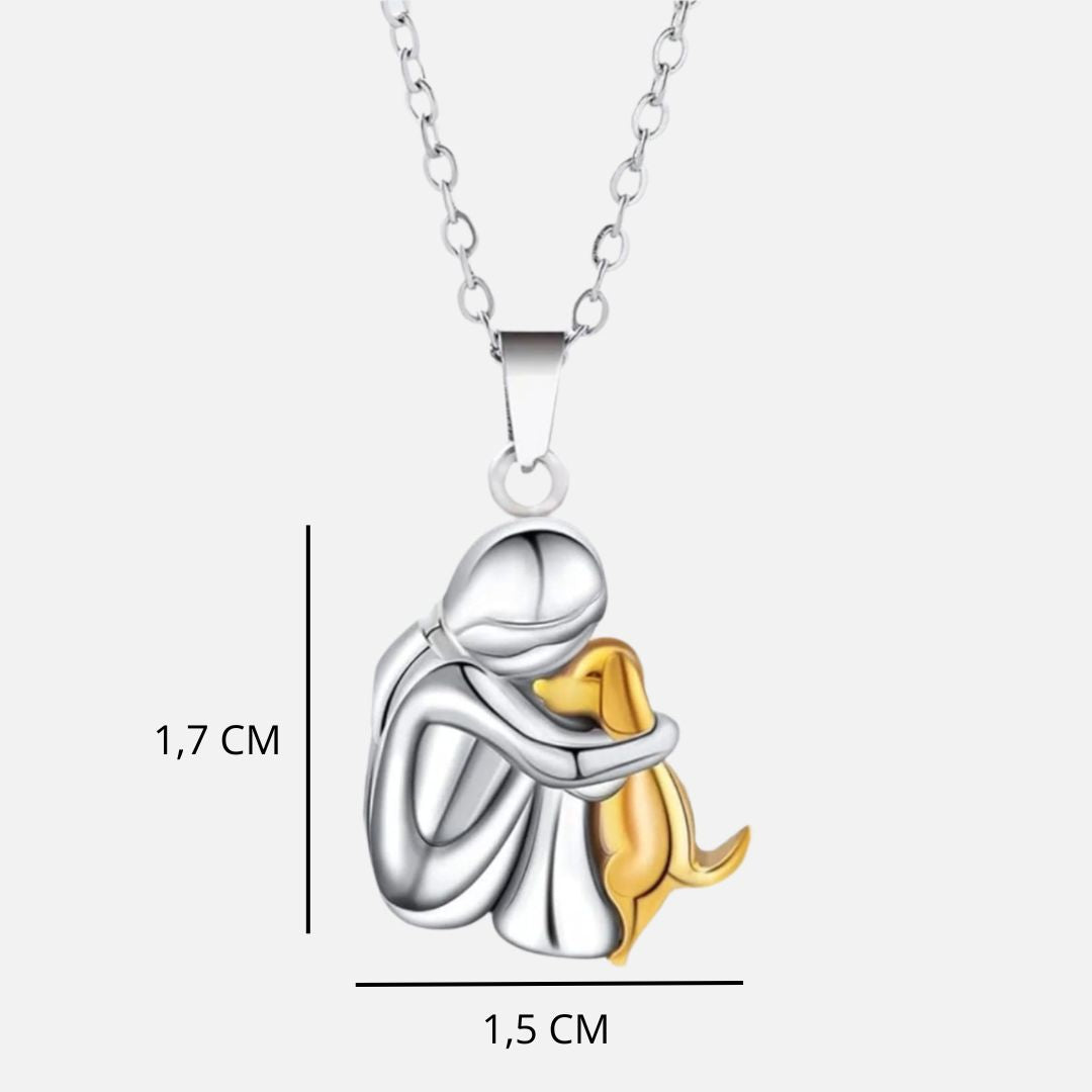 Ava™ - Dog-Shaped Pendant Necklace