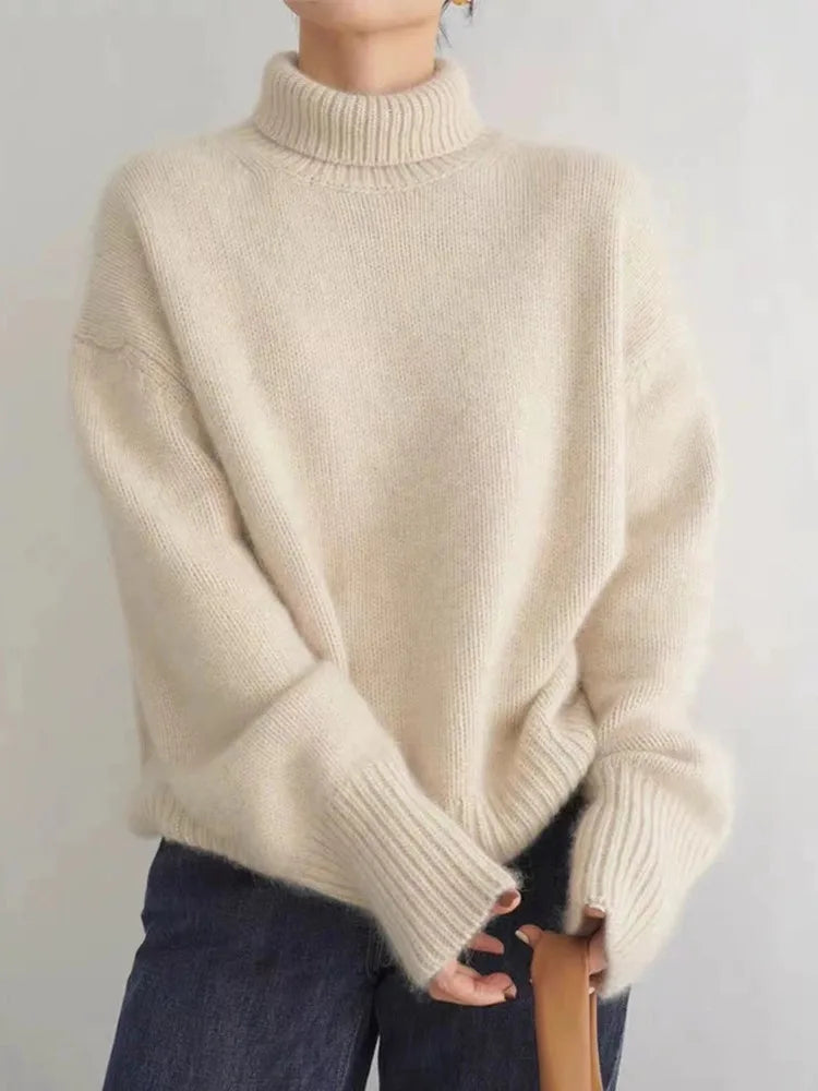 Ava™ - Sweater with high collar