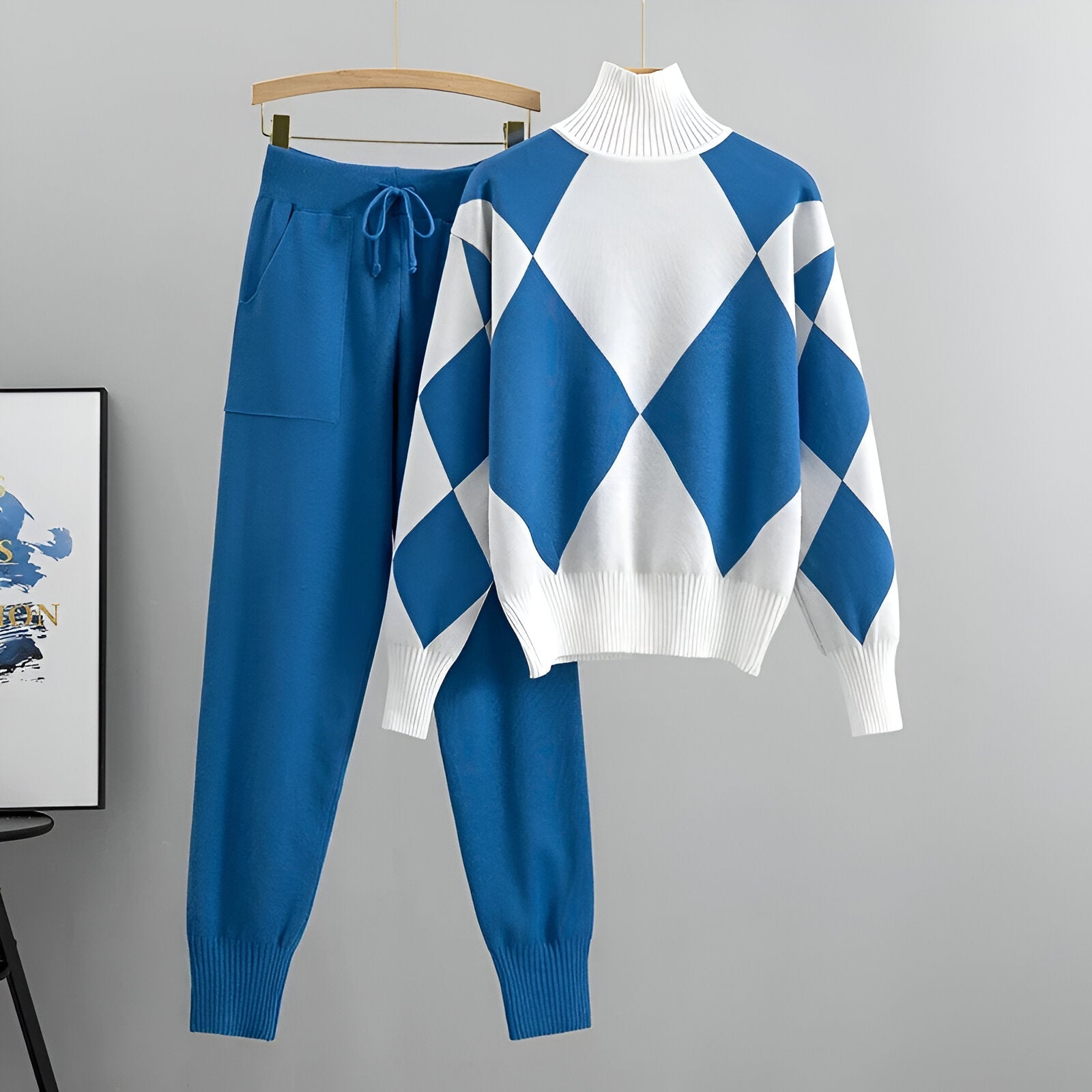 Ava™ | High Neck Sweater Set
