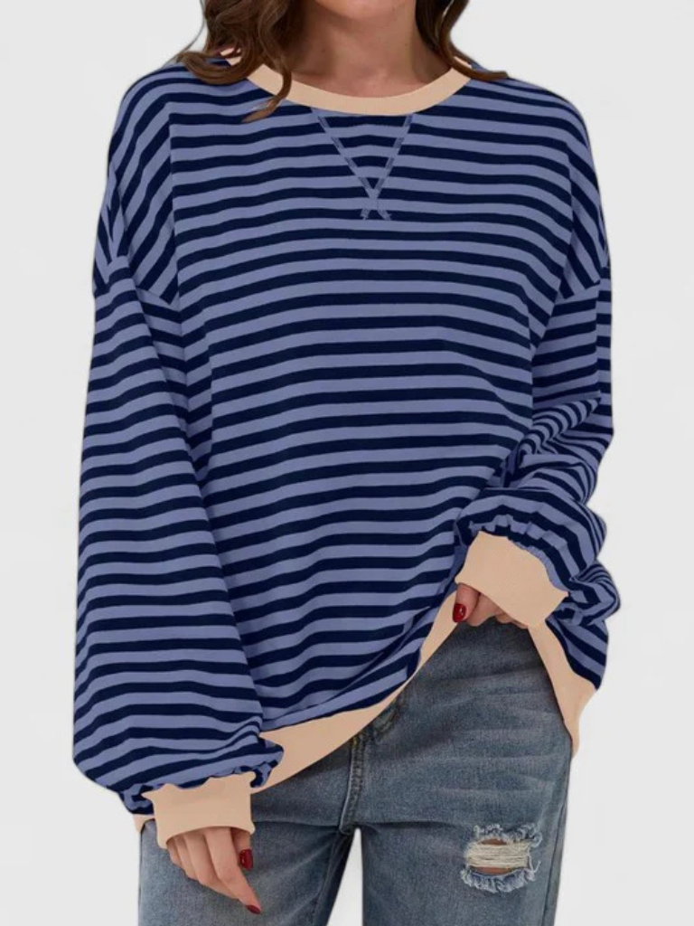Ava™ Cozy Stripe Sweater