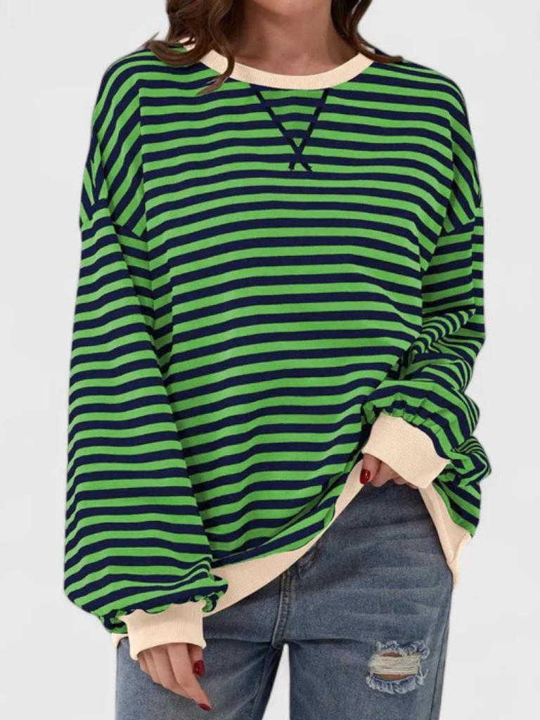 Ava™ Cozy Stripe Sweater