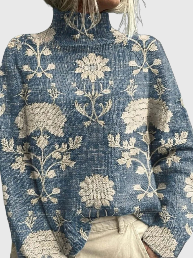 Ava™ Knitted Turtleneck Sweater