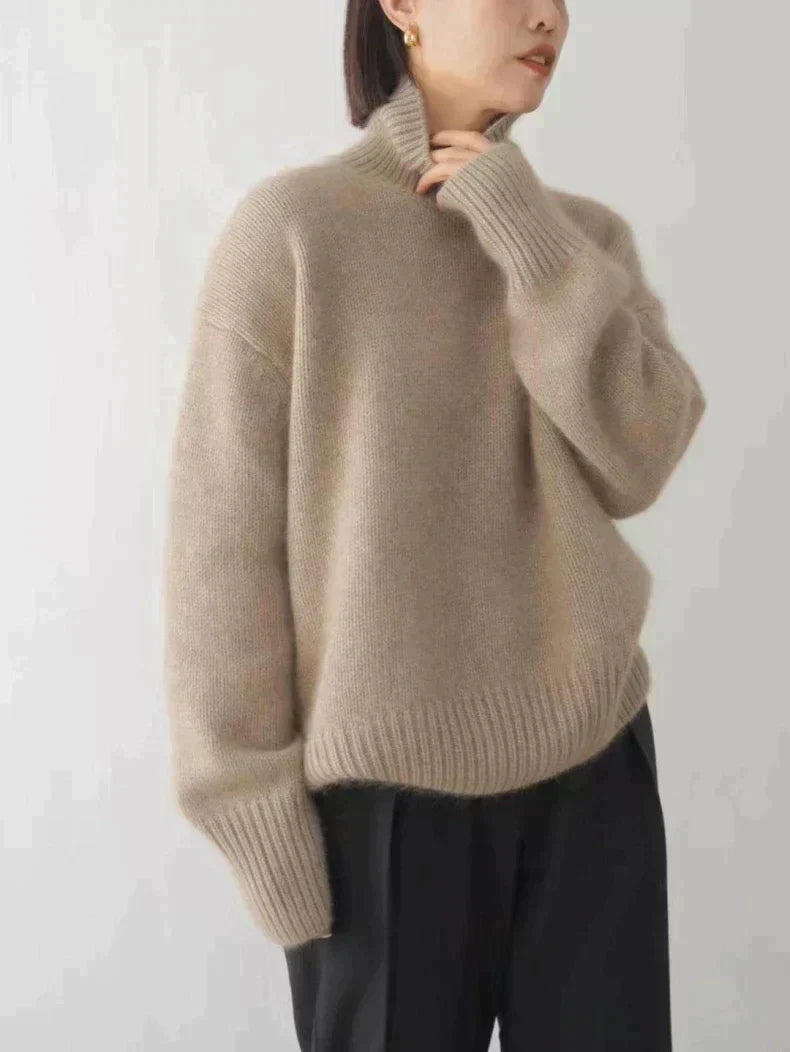 Ava™ - Sweater with high collar