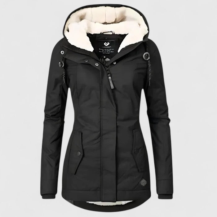Ava™ - Soft winter jacket with hoodie