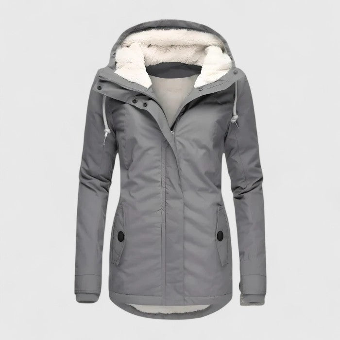 Ava™ - Soft winter jacket with hoodie