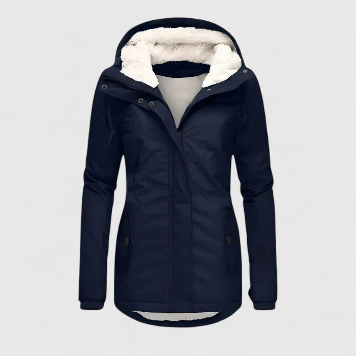 Ava™ - Soft winter jacket with hoodie