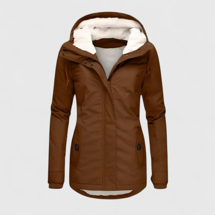 Ava™ - Soft winter jacket with hoodie