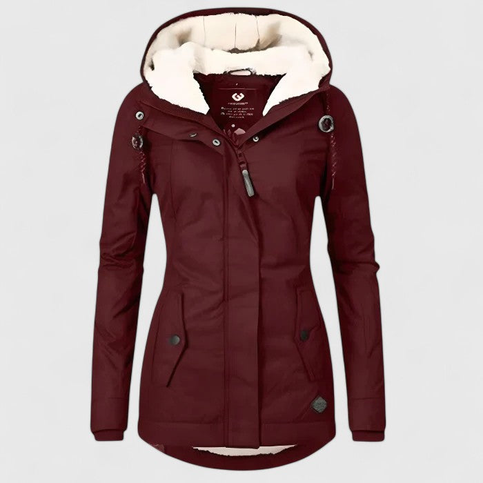 Ava™ - Soft winter jacket with hoodie