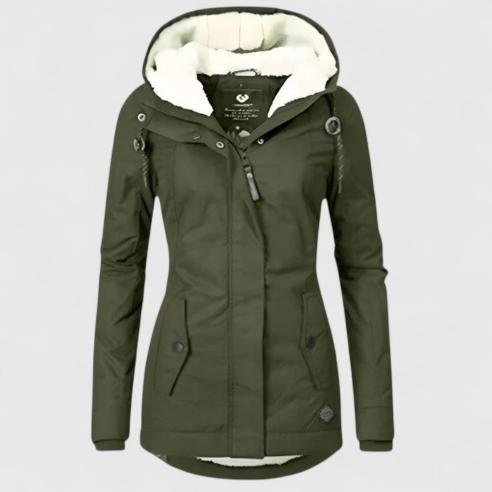 Ava™ - Soft winter jacket with hoodie