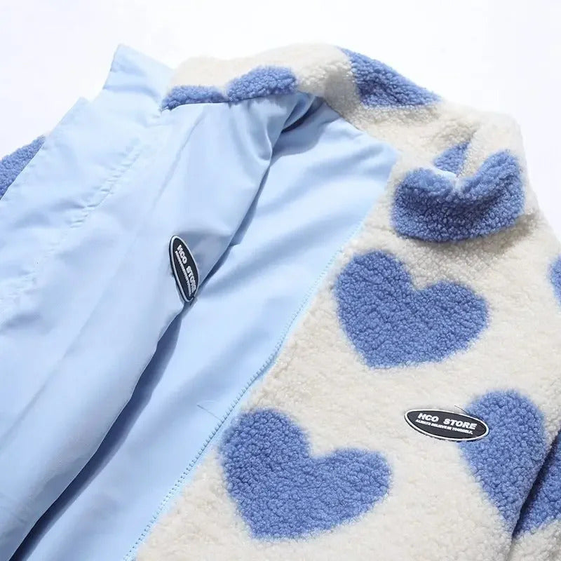 Ava™ | Reversible Heart Print Jacket
