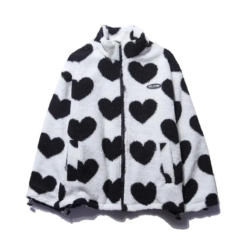 Ava™ | Reversible Heart Print Jacket
