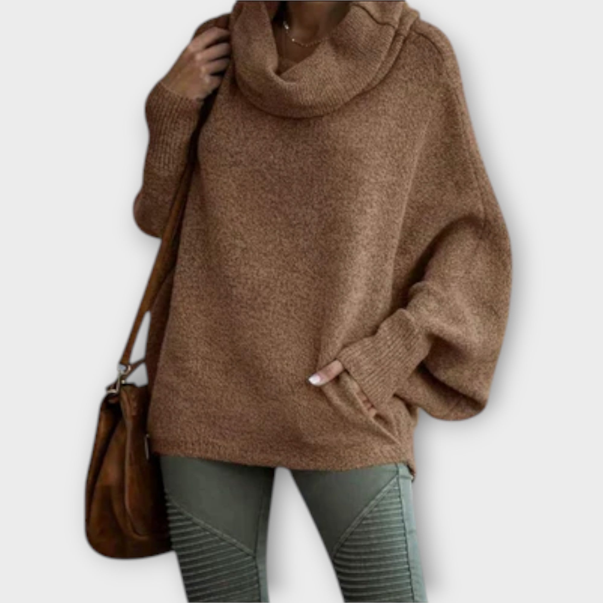 Ava™ - Elegant Women's Turtle Neck Sweater