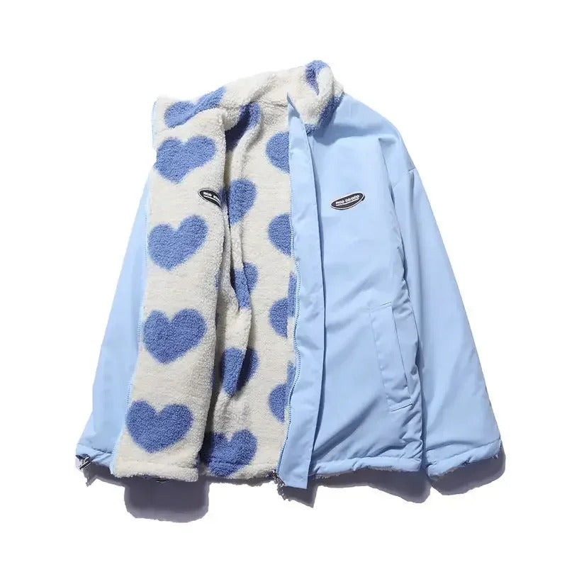 Ava™ | Reversible Heart Print Jacket