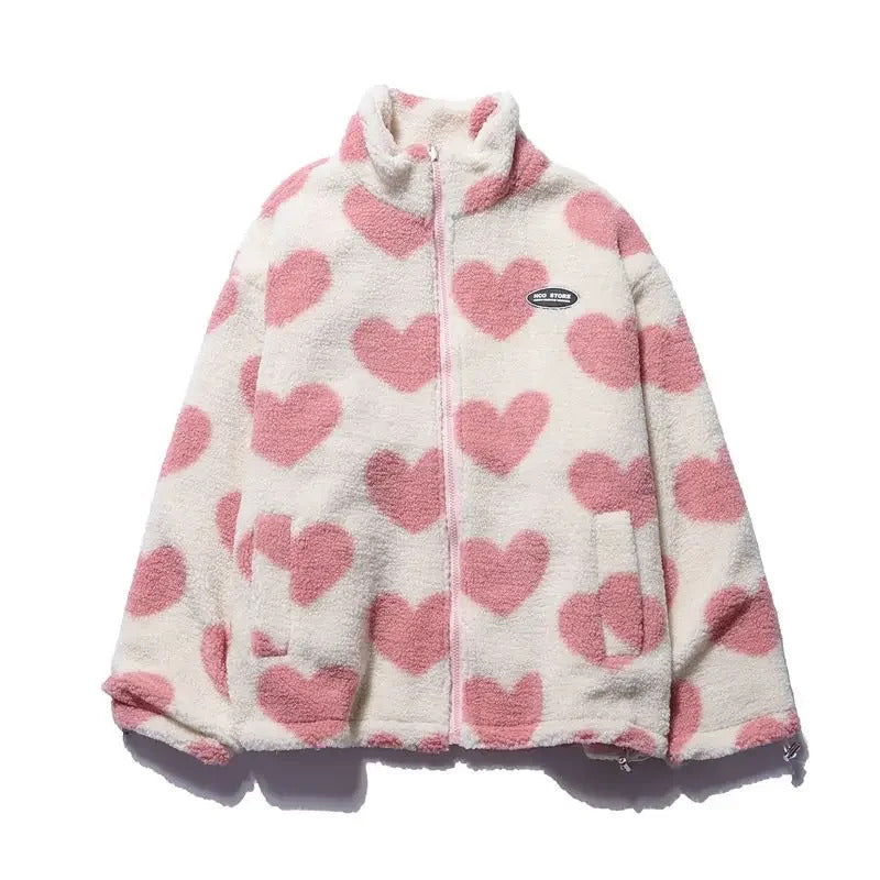 Ava™ | Reversible Heart Print Jacket