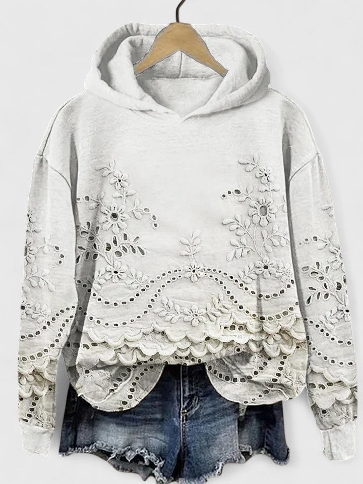 Ava™ - Comfortable sweater with print