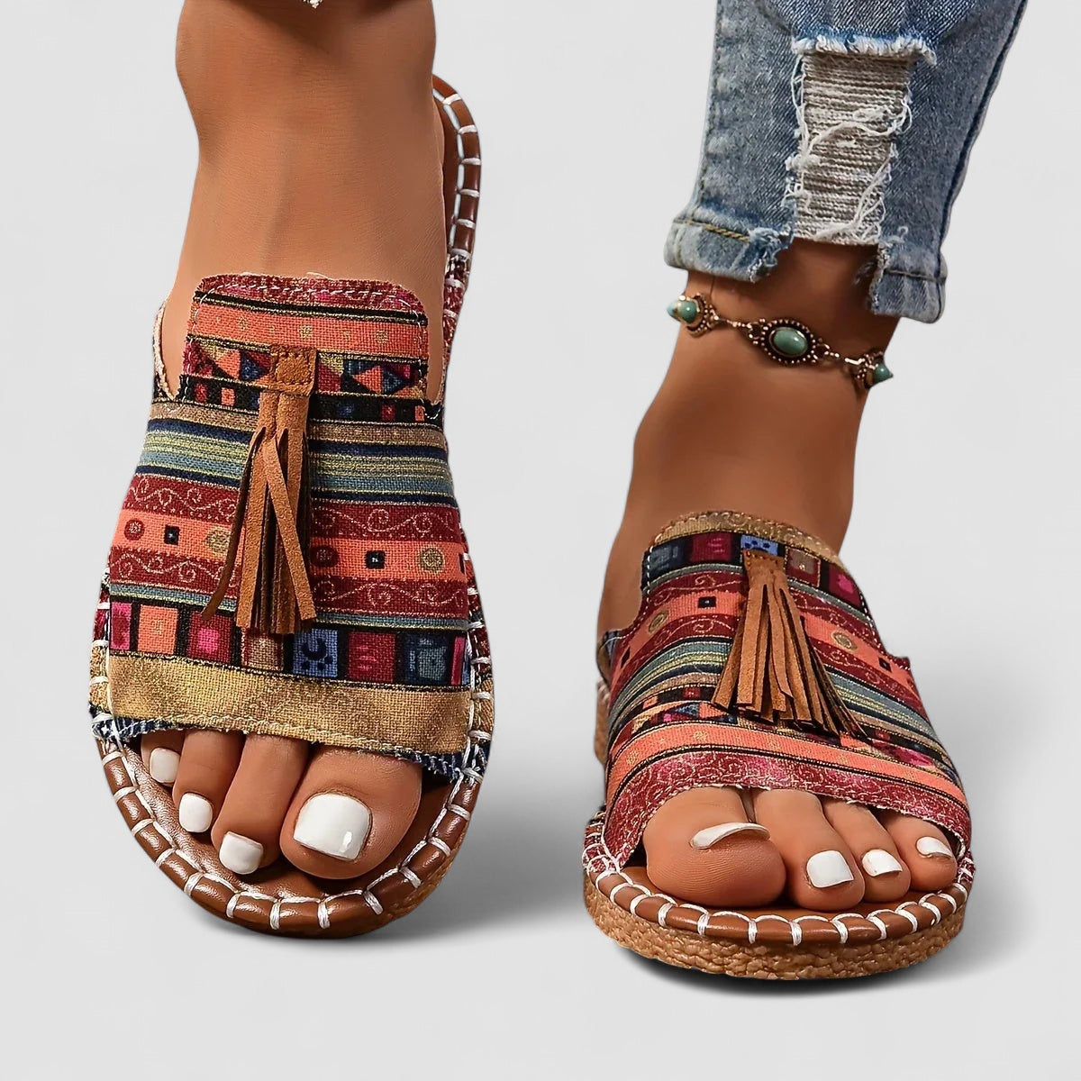 Ava™ | Leena - Comfortable Orthopedic Sandals with Platform