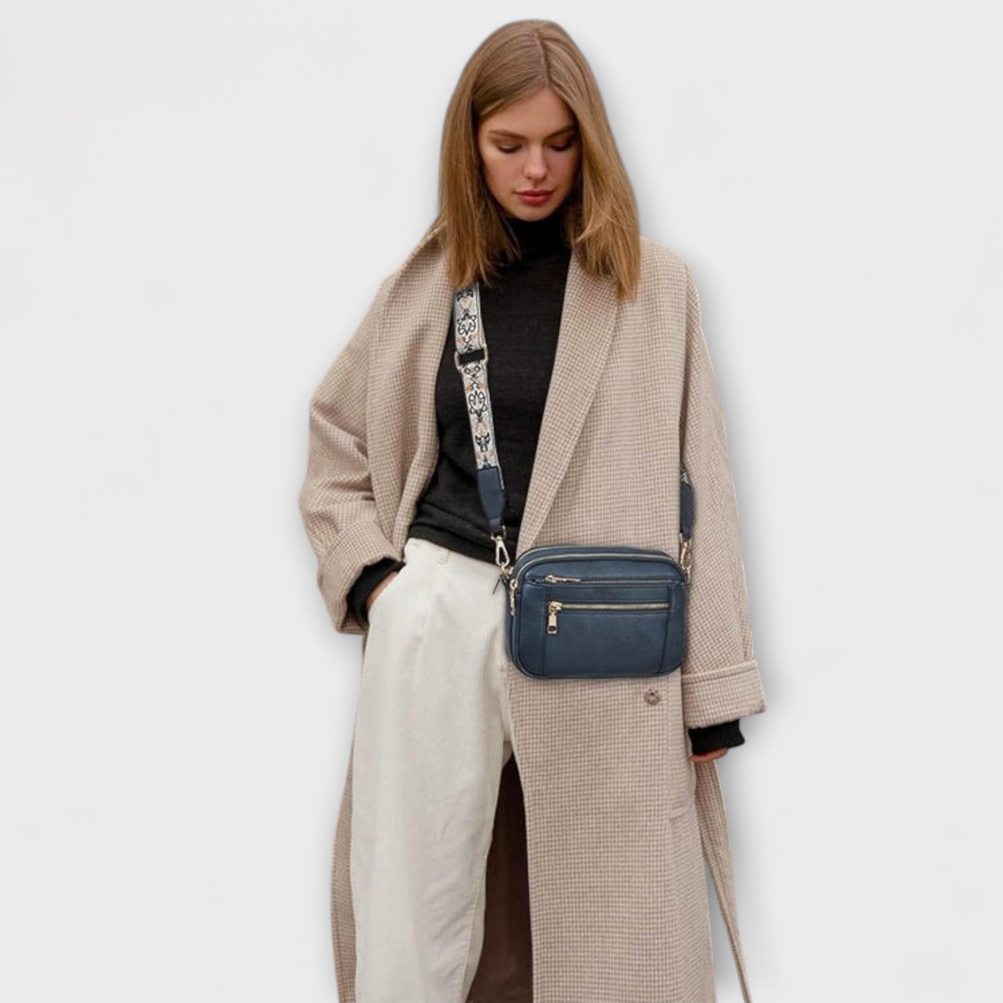 Ava™ - Elegant Leather Crossbody Bag