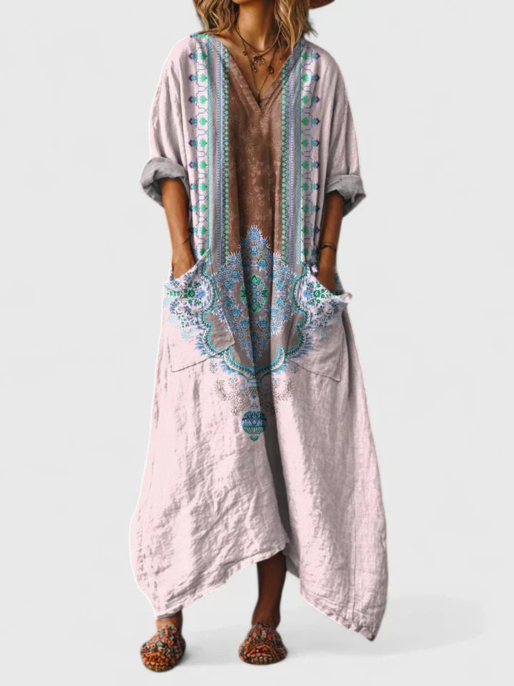 Ava™ - Dress with V-neck